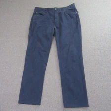 Daniel Cremieux Mens Chino Pants 38 x 32 Blue 5 Pocket Straight Leg