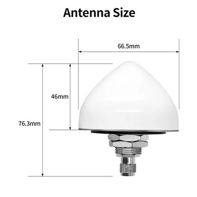 GNSS GPS Antenne Wasserdicht Marine Dual Frequenz mit TNC für Auto Navigation