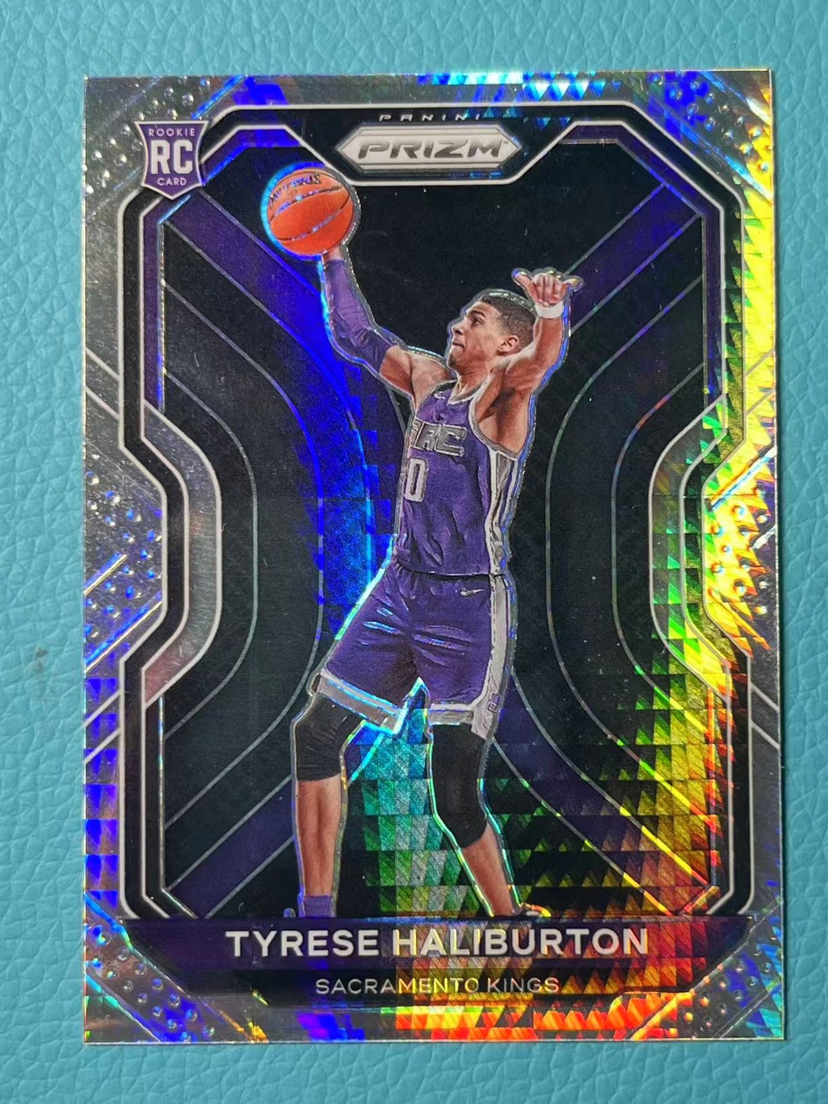 Tyrese Haliburton 2020-21 Panini Prizm Silver Hyper RC Sacramento Kings #262