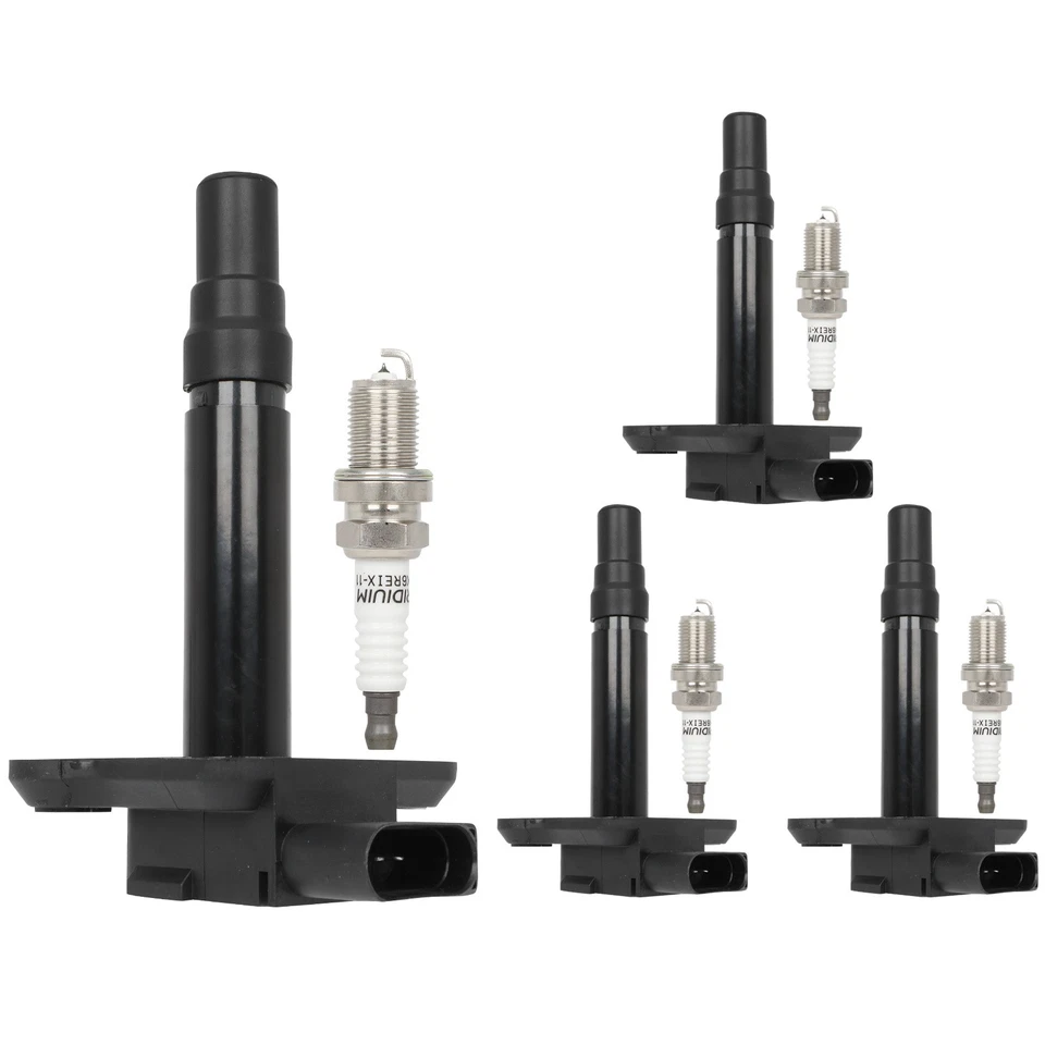 4*Ignition Coils & 4*Spark Plugs For Volkswagen Jetta Passat 1.8L 2000-2001 - Image 3 of 4