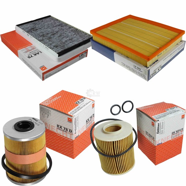 Mahle Kraftstofffilter KX 78D Innenraum LAK 75 Luft LX 1683 ÖLfilter OX 163/4D-image
