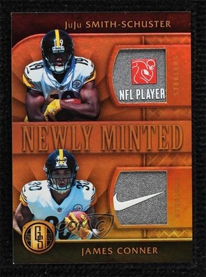 2017 Panini Gold Standard Tag 1/1 James Conner #3 Rookie Dual Patch RC lz7