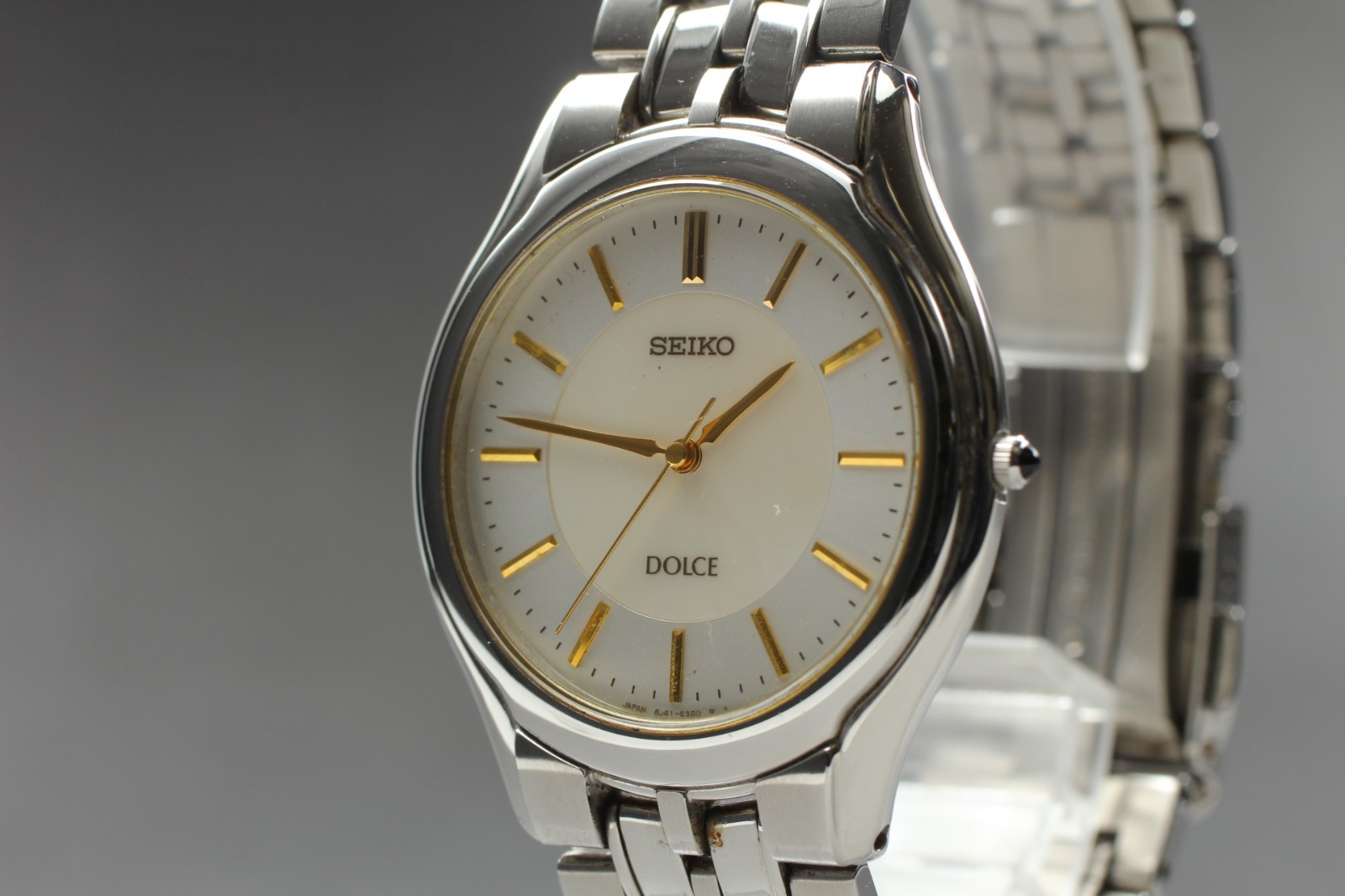 Men's White Quartz 8J41-6030 Dial Dolce JAPAN Watch Vintage 【N Seiko from MINT】 - VintageWatches.PK Men's White Quartz 8J41-6030 Dial Dolce JAPAN Watch Vintage 【N Seiko from MINT】 - vintagewatches.pk