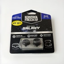 Black PS5|PS4 Kontrol Freek FPS Galaxy 1 Mid 1 High Rise Perfomance Thumbsticks