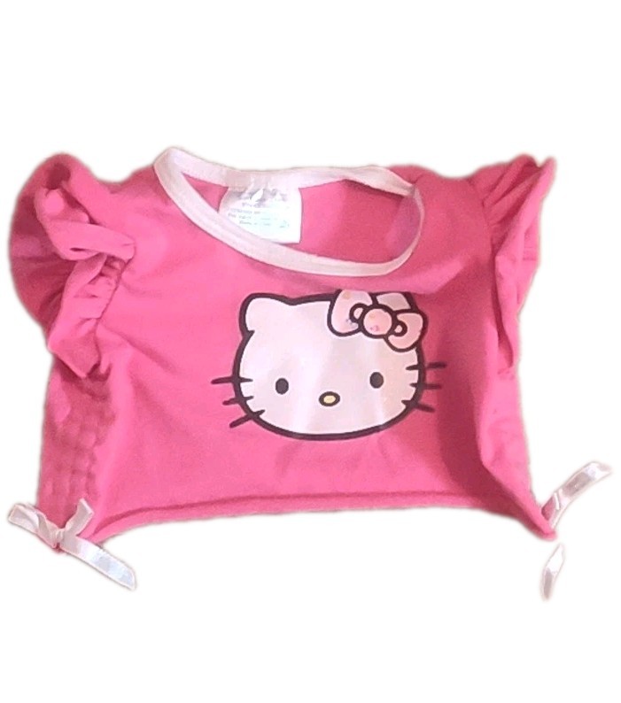 Sparkly Pink Hello Kitty Top Tee for Build-A-Bear Workshop