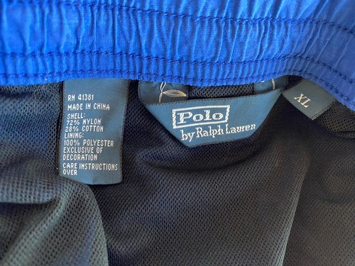Vintage Polo Ralph Lauren Badehose Herren XL C1 CP93 Utility Pony Kanu Shorts 90s - Bild 8 von 8