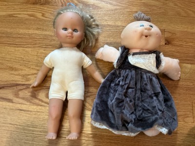 Vintage 1982 & 1989   Cabbage Patch Kids Baby Dolls   Lot Of 2