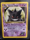 Pokémon Sabrina's Gengar 29/132 Gym Challenge (2000) Rare Card Heavy Play