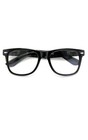 Square Reading Glasses +2.00 Spring Hinges Clear Bifocal Lens Black Frame — photo 4