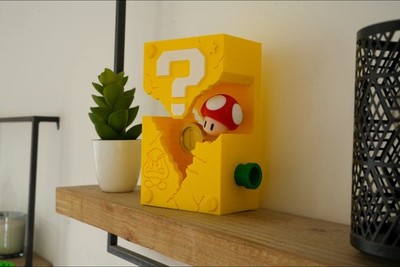 3d Printed Super Mario Broken Brick Lego Assembly Required