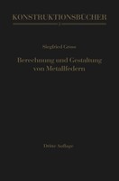 Siegfried Gross | Berechnung Und Gestaltung Von Metallfedern | Taschenbuch | Iv
