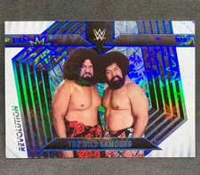 2023 Panini Revolution WWE THE WILD SAMOANS SIKA AFA Legends Impact Foil SP /199