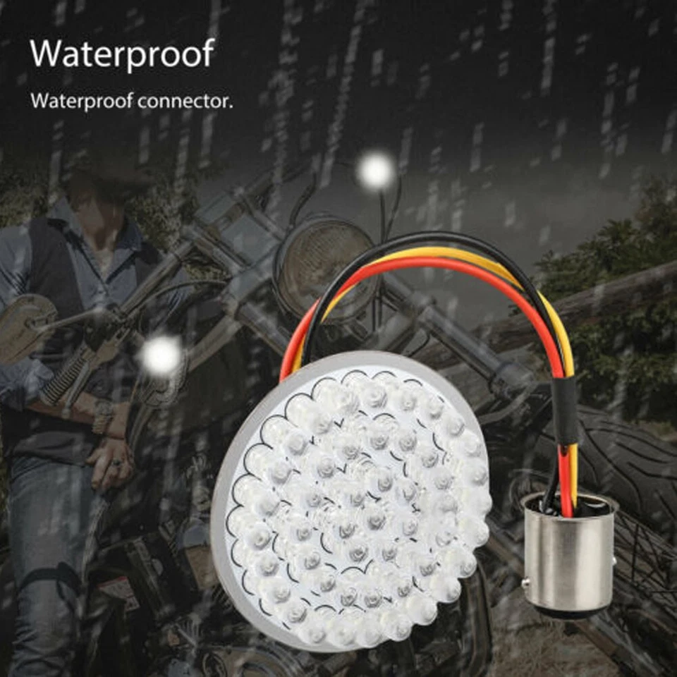 Luces LED de giro 1157 Bullet para Harley Touring Road King Electra Glide Foto 4 de 4