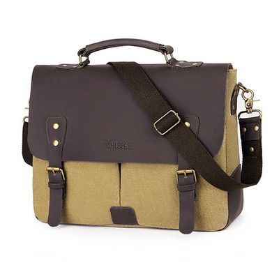 Retro Computer Briefcase   Laptop Office Handbag