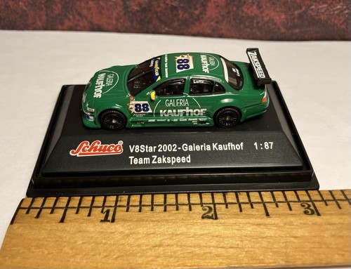 Schuco 1:87 Jaguar S-Type Zakspeed V8Star 2002 Lamy #88 Green NMIP - Imagen 6 de 12