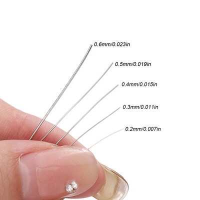 Edelstahldraht Perlen Draht Schmuckherstellung DIY 6 mm