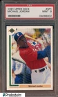 1991 Upper Deck #SP1 Michael Jordan Chicago White Sox Baseball RC HOF PSA 9