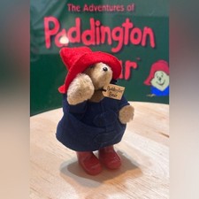 Vintage 1994 Paddington Bear Mini Plush 4.5 PB Boots Red Hat Blue Coat w/ Tag