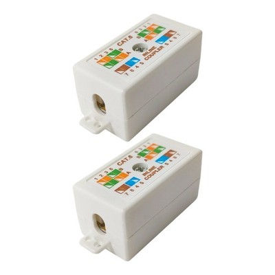 Cat6 Junction Box Cable Assembly Ethernet Extension Networking Cable Surfaces