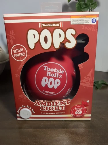 NEW TOOTSIE ROLL POPS CHERRY POP AMBIENT LIGHT BATTERY POWERED FUN 6.5” KNIGHTS