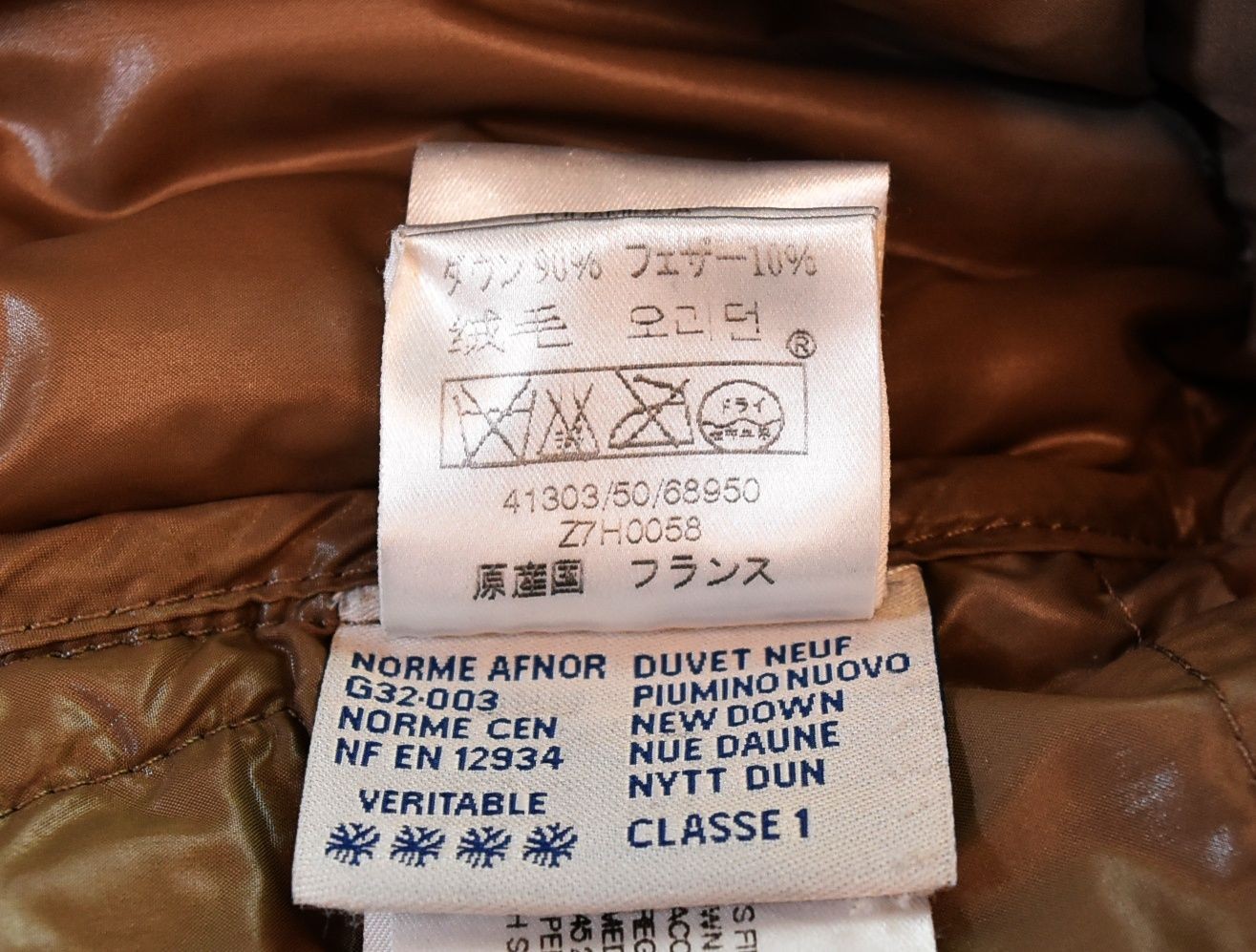 Moncler K2 DOWN Jacket M Black Nylon Logo Patch Used From Japan thumbnail 9