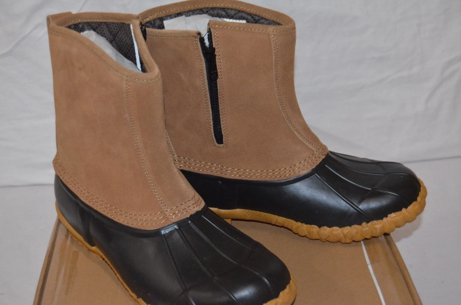 Guide Gear Side-Zip Insulated Duck Boots, 400 Gram, sz 8D