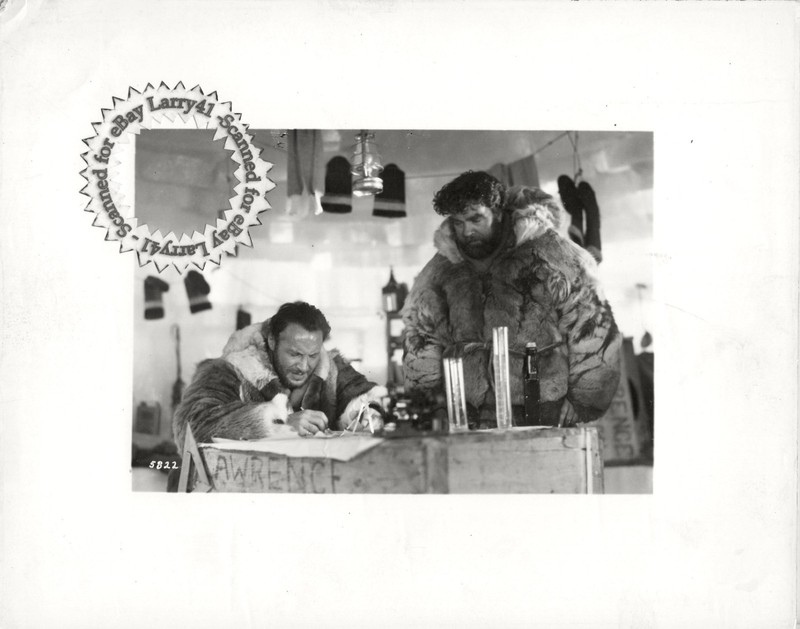 Gibson Gowland, Gustav Diessl, S.O.S. ICEBERG (1933) still, original B&W vintage