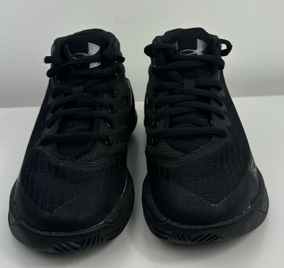 Under Armour Curry 3 Negro Baloncesto Niño Tenis Zapatos Talla 10C NUEVO Foto 2 de 4