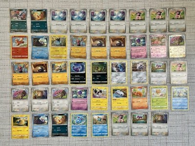 Pokemon TCG Sowsow Illustrator Lot - 44 Cute Bulk Cards - Variety - Near Mint