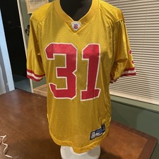 Vintage Kansas City Chiefs Jersey Reebok Priest Holmes Youth XL Boys Yellow