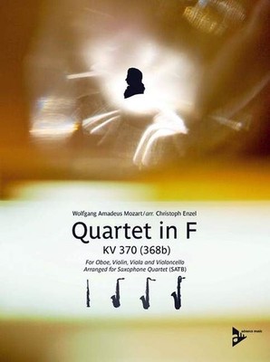 Quartett in F KV 370 (368b) Partitur und Stimmen 4 Saxophone (SATBar) (schwierig) Moz