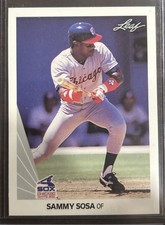 1990 Leaf - Sammy Sosa #220 (RC)