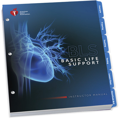 AHA Basic Life Support Instructor Manual by American Heart Association (2020,...