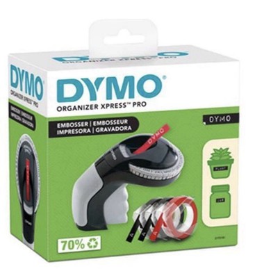 Dymo Organizer Xpress Pro Manual Embossing Label Maker Comes W/2 Colored Labels
