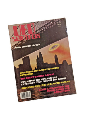 Vintage UFO Sightings Magazine July 1981 Nuclear Explosion ESP Abductions Aliens