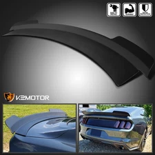 Fits 2015-2022 Ford Mustang MD Style High Kick Rear Trunk Splitter Spoiler Wing
