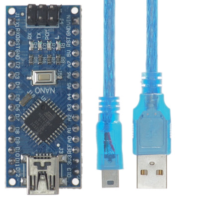 Nano V3.0 Atmega328P Board 5V 16MHz CH340 gelötet Mini USB mit Kabel