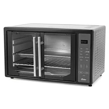 Oster Extra Large Single Pull French Door Turbo Convection Toaster Oven w/ 2 ...