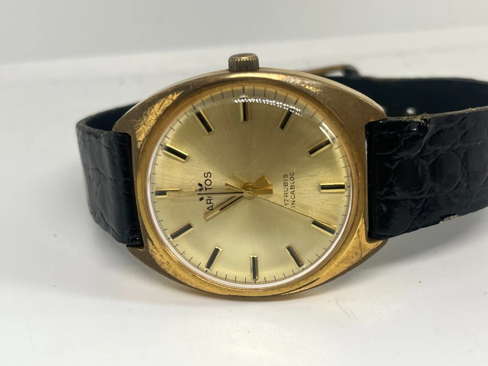 1960er ARCTOS Lotterie-Uhr VIntage ARD:  Ein Platz an der Sonne 17Jew. Germany - Bild 4 von 4