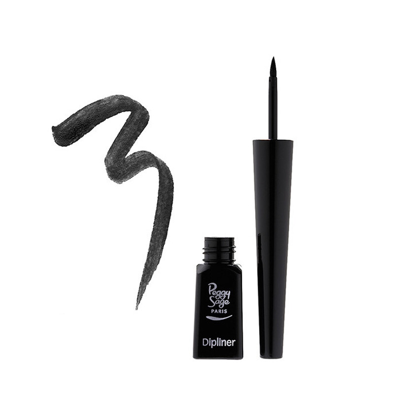 Peggy Sage Eyeliner Fluido Nero Dipliner trucco makeup occhi 3,8ml NUOVO
