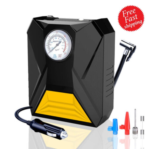 12V Electric Car Tyre Inflator 150PSI Portable Pointer Air Compressor Pump NEW - Picture 2 of 9