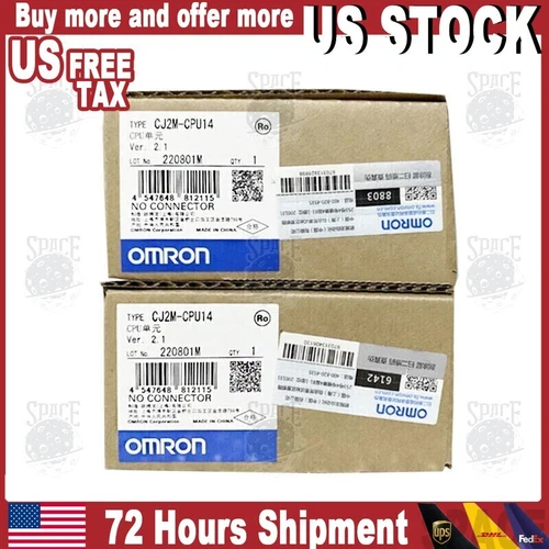 New Original Omron CJ2M-CPU14 PLC Module CPU Unit CJ2M-CPU14