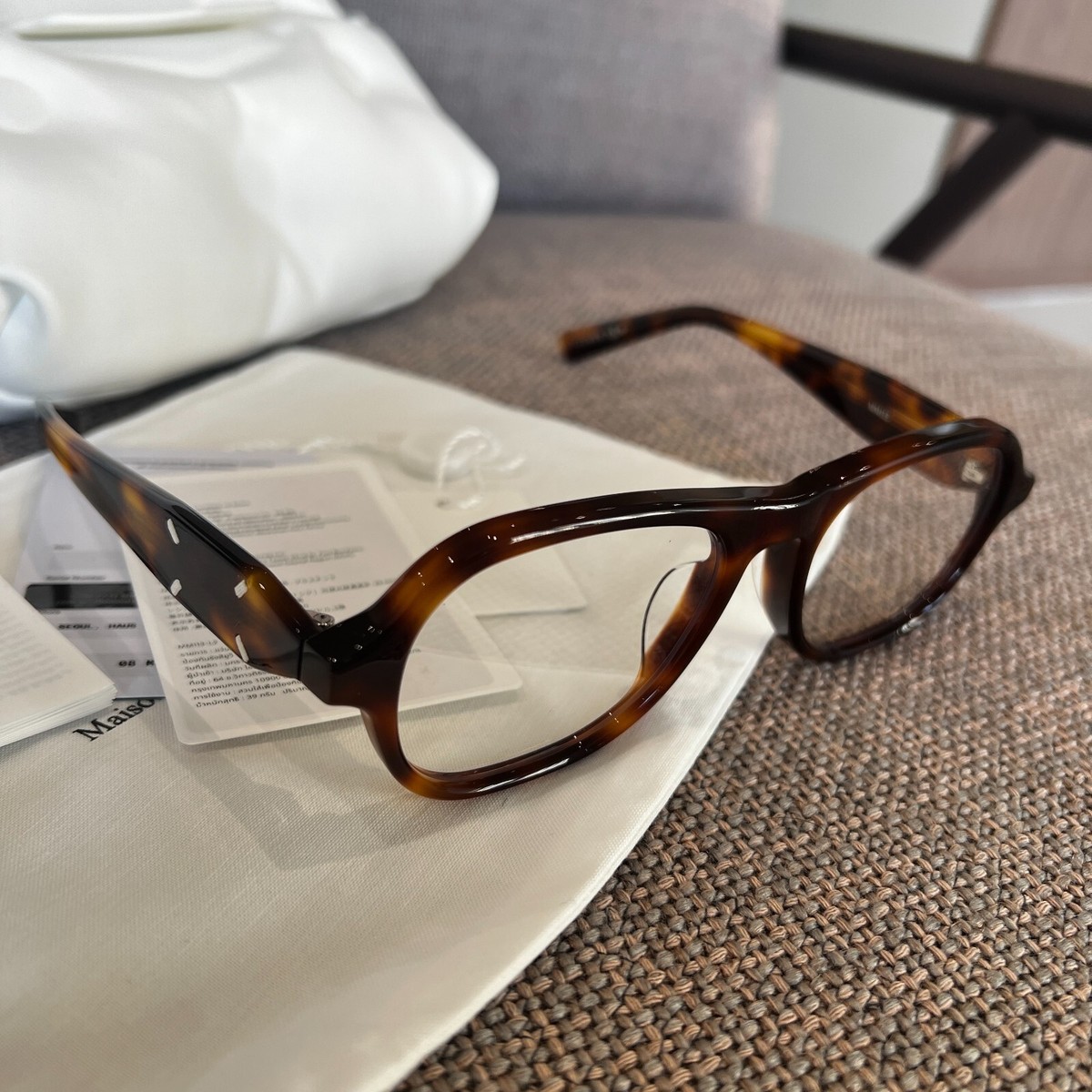 Gentle Monster x Maison Margiela MM113 Tortoiseshell Clear