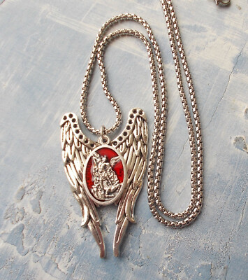Large St. MICHAEL Archangel Medal 