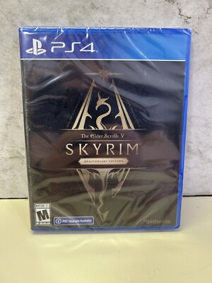 NEW The Elder Scrolls V Skyrim Anniversary Edition PS4 *Ripped Cellophane*