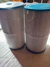 2 ROUND HOTTUB FILTER CARTRIDGES 10.5" L 6" D 1 15/16" HOLE BOTTOM FREE SHIPPING