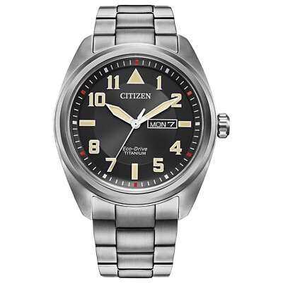 Citizen Eco-Drive Men's Calendar Silver Stainless Steel Watch 42MM