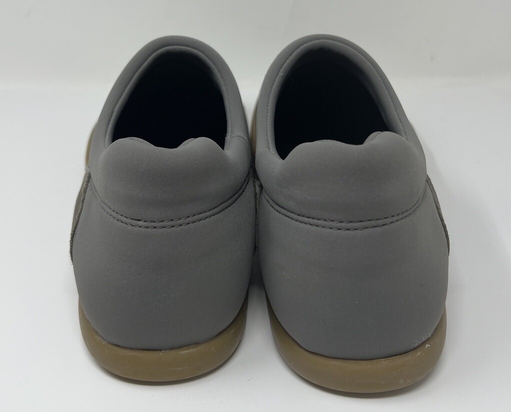 Kalso Earth Shoes Mana Grey Leather Negative Heel Loafers  display picture 3