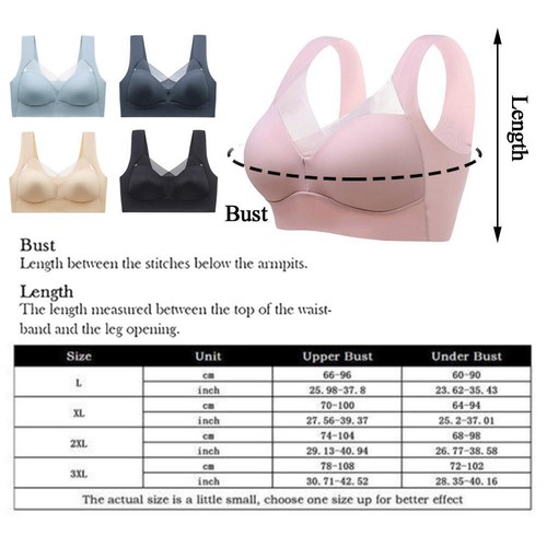 Sujetador Corrector de Postura, Inalámbrico Push-Up Ergonómico Confort Sujetador Cruzado Lo último - Imagen 24 de 28