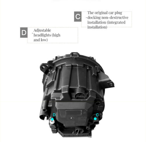 Faro LED de 9 pulgadas JL FABRICANTE DE EQUIPOS ORIGINALES PNP para Jeep Warangler JL 2018 2019 2020 - Imagen 8 de 12